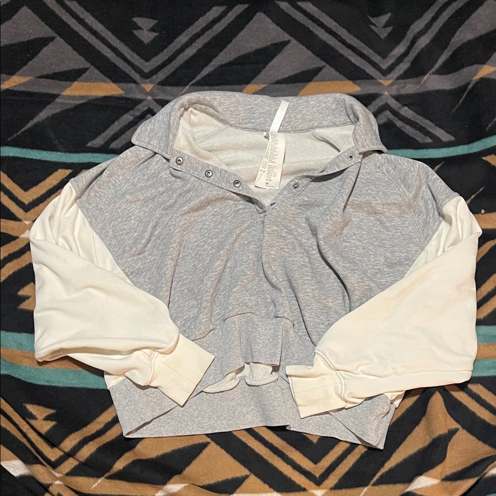 Fabletics Year round Terry Snap Front Sweater - Picture 5 of 9